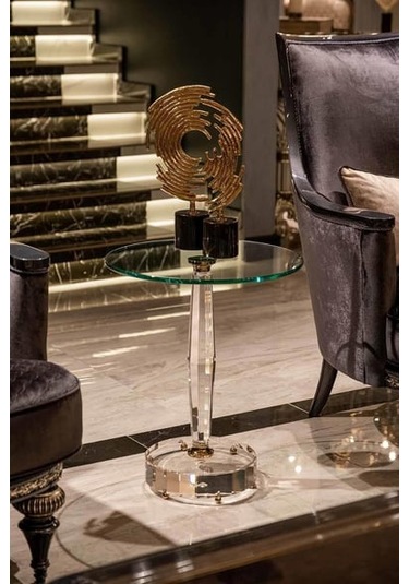 Dulda Akrilik Magnolia Sehpa Şeffaf