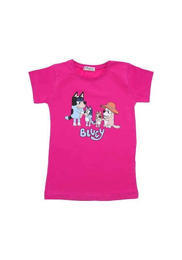 Crassi Kız Çocuk T-shirt 00329 Fuşya