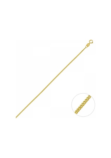 Sembolgold 45 Cm Altın Oluklu Gurmet Zincir