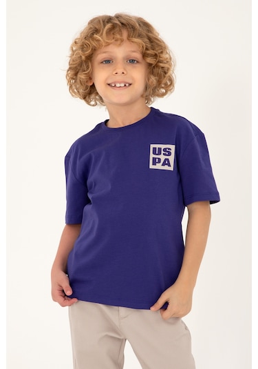 U.s. Polo Assn. Erkek Çocuk Mor Tişört Basic 50295447-vr038 Mor
