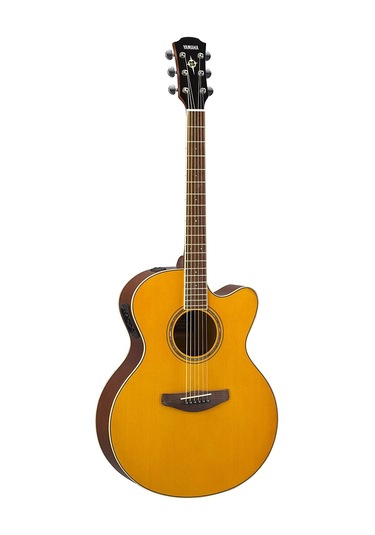 Yamaha Cpx600 Medium Jumbo Elektro Akustik Gitar Vintage Tint
