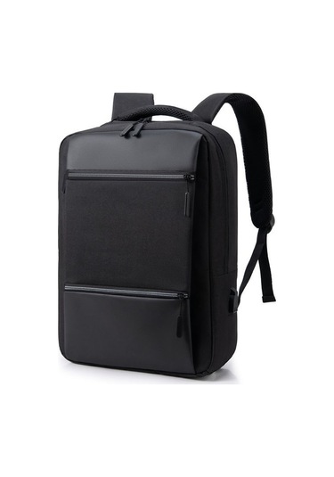 Relaxed İşe Gidip Gelme Sırt Çantası, Bilgisayar Çantası, Büyük Kapasiteli Öğrenci Okul Çantası, Gündelik Dış Mekan Seyahat Çantası -siyah