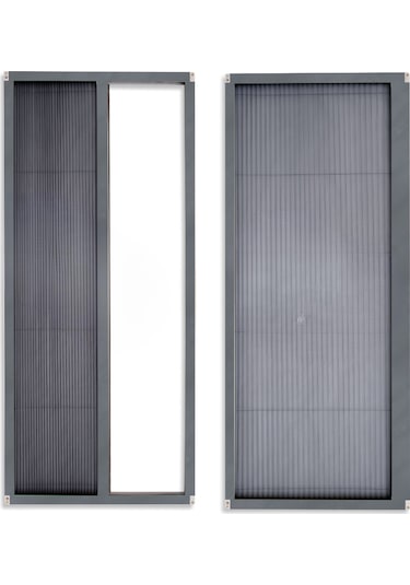 Akordeon Pileli Pilise Sineklik,bronz, 90x210 Cm, İstenilen Ölçüde