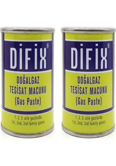 Difix Doğalgaz Macunu 350 Gr 2 Adet