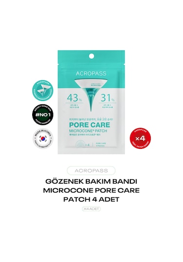 Gözenek Bakım Bandı Pore Care Mıcrocone Patch 4 Patch