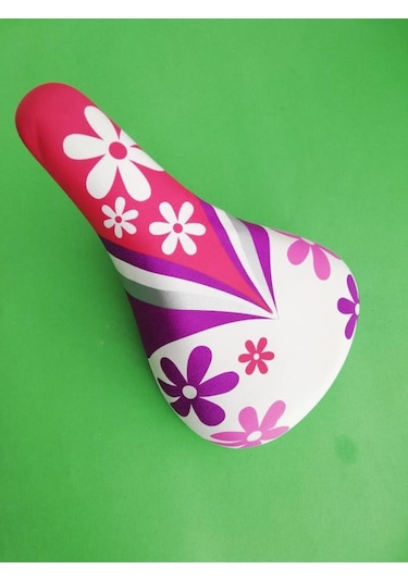 Bisiklet Pembe Sele Çocuk Koltuğu Beyaz - Pembe