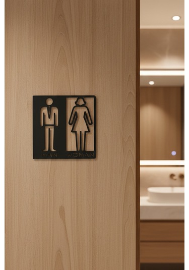 Wc Tabelası, Tuvalet Levhası, Kadın Erkek Tabela, Yönlendirme Levhaları 40