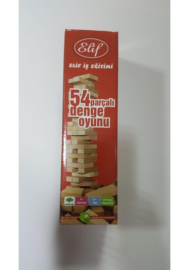Denge Oyunu 54 Parça Jenga Senka