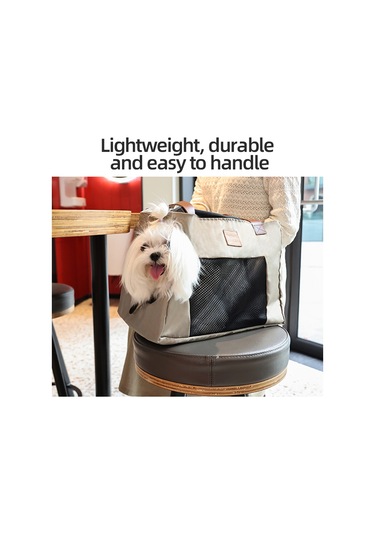 Qingmipy Taşınabilir Kedi Köpek Taşıma Çantası - Nefes Alabilir, Dayanıklı, Büyük Kapasiteli