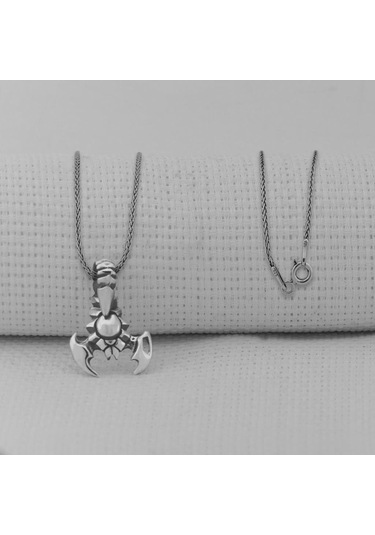 Takıhan Akrep Büyük Boy 925 Ayar Gümüş Kolye