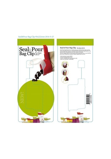 Dancemonkey 2 Adet Yiyecek Aperatif Kapaklı Çanta Klipsleri, Sızdırmaz Depolama Diğer