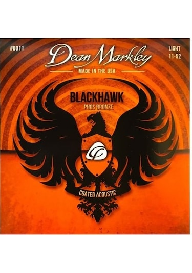 Dean Markley Blackhawk 8011 Kaplamalı 11-52 Medium Light Akustik