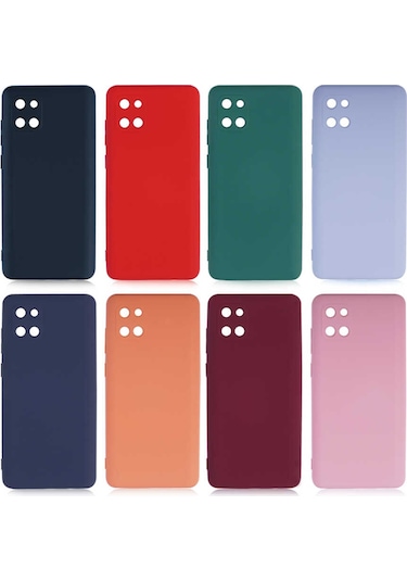Galaxy Uyumlu A81 Note 10 Lite Kılıf Tchs Mara Lansman Kapak - Lila Lila