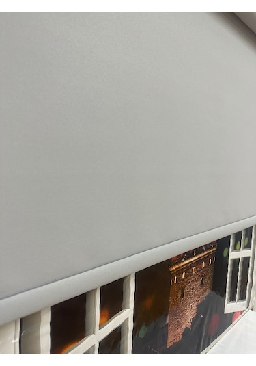 Mat Açık Gri Stor Perde Açık Gri