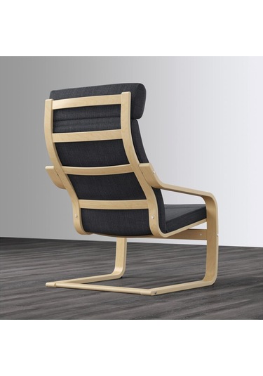 Sallanan Koltuk, Hillared Antrasit-huş, Yüksek Arkalıklı Gri