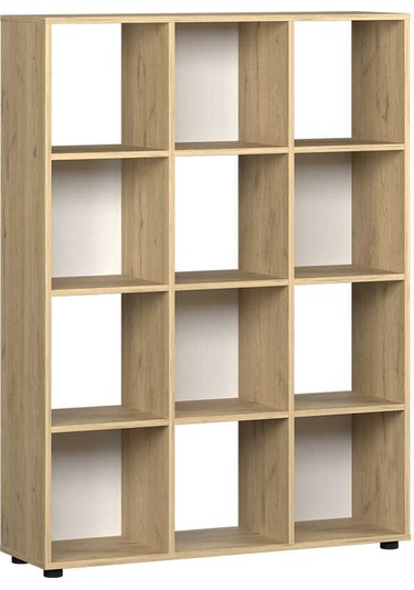 Cubic Kitaplık Florida Meşe 104x140,5x30 Cm Kahverengi