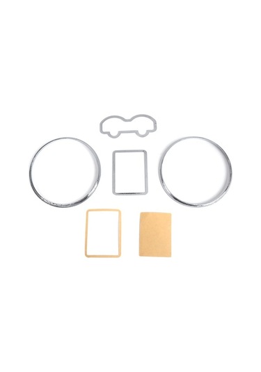 Besthome1 1996-2004 Vw Golf Gösterge Paneli Dekor Halkası, Abs Malzeme,  Renk, Uygun Model Ve Ölçü -