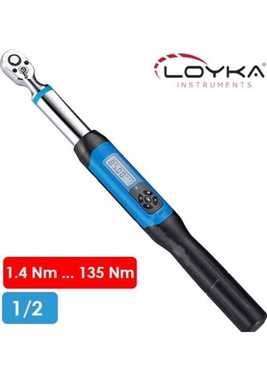 Loyka Awj4-0135 Cırcır Başlı Dijital Torkmetre Tork Anahtarı 135nm