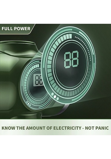 Tongxida 5 İnci Araba Elektrikli Süpürge, 290000pa Güçlü Emiş, Jl Model, Orta Boy, Ev Ve Ofis Kullanımı Yeşil