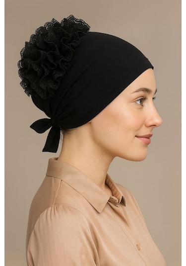 Pemira Fırfır Bone Siyah