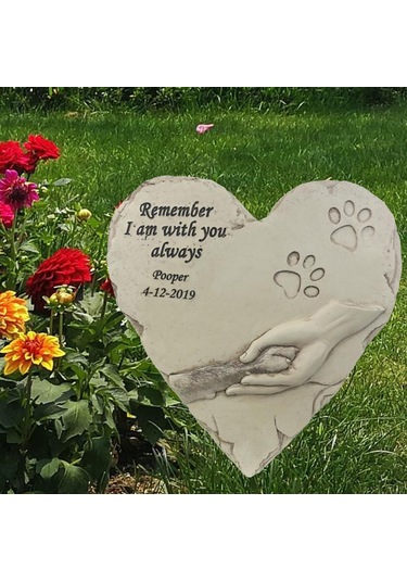 Homyl Veranda Sundurma Dış Mekan Için Anıt Taş Paw Beyaz Altın