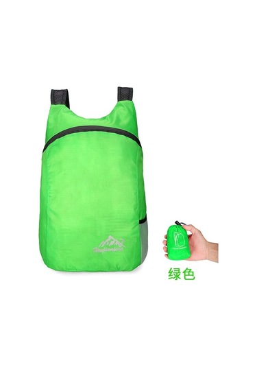 Silkroadselect Ultra Hafif Taşınabilir Katlanabilir Sırt Çantası Su Geçirmez Açık Hava Seyahati Eğlence Çantası Büyük Kapasiteli 20l Bm4mm6 Açık Gri