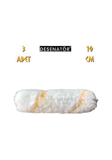Desenatör Extra Saten Parmak Rulo Yedek - 10 Cm - 3 Adet