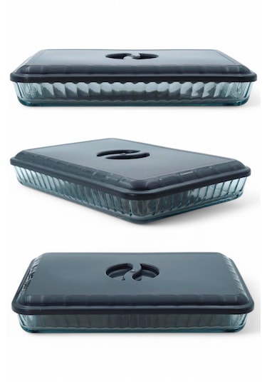 İronika Plastik Borcam Kapağı Dikdörtgen Antrasit