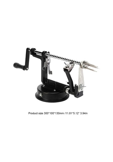 Myinkai 1 Adet 3 İn 1 El-krank Kırpma Meyve Patates Elma Soyucu Koyu Kırmızı