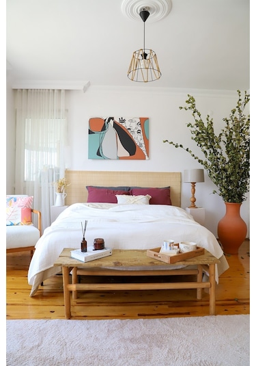 Vivamaison Çift Kişilik 4 Kat Müslin Pike Yatak Örtüsü Beyaz