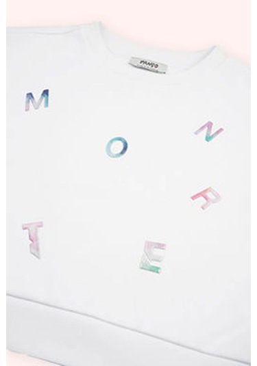 Panço Baskı Detaylı Beyaz Kız Çocuk Sweatshirt 2511gk08009 BEYAZ