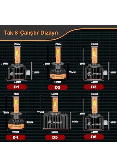 Joyecar Prime Serisi D2S D2R Xenon Far Ampulü