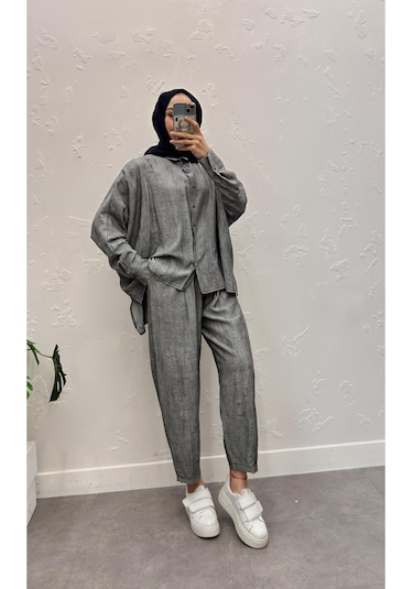 Kadın İkili Takım Gri