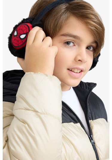 Defacto Erkek Çocuk Marvel Spiderman Pelüş Kulaklık F3503a825wnrd231 Kırmızı-rd231