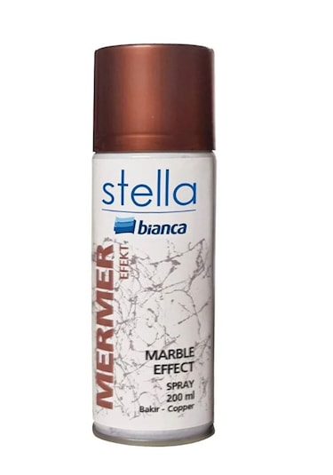 Bianca Stella Mermer Efekt Sprey Bakır