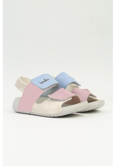 Benetton Bn-31518 Anatomik Taban Kız Çocuk Sandalet Pembe 26-30 001