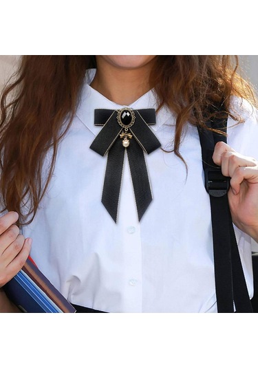 Homyl Takım Bluz Giyim Aksesuarları Için Kravat Bow Tie Donanma