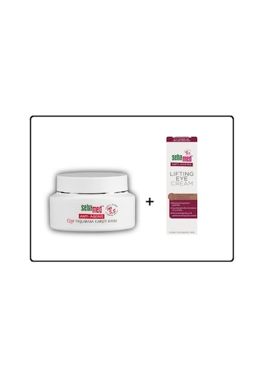 Sebamed Q10 Yaşlanma Karşıtı Yüz Bakım Kremi 50 ML + Anti Aging Kırışıklık Karşıtı Göz Kremi 15 ML