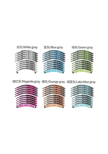 29turuncu Gri-27.5özel-dağ Bisikleti Roam 40 Çark Seti Sticker Mtb Bisiklet Çıkartmaları 27.5 İnç Ve 29 İnç Jant Çıkartmaları Gri