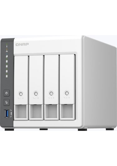 Qnap Turbonas Ts-433-4g, 4gb Ram, 4xyuvalı, Tower Nas