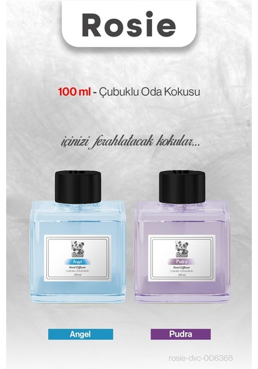 Angel Ve Pudra Rosıe Çubuklu Oda Kokusu 100 Ml Fresh