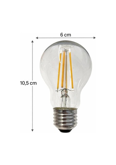 Osram Value 6,5w 60w A60 Dim Rustik Led Ampul E27 Sarı Işık - Işığı Kısılabilir Filamentli Lamba Diğer
