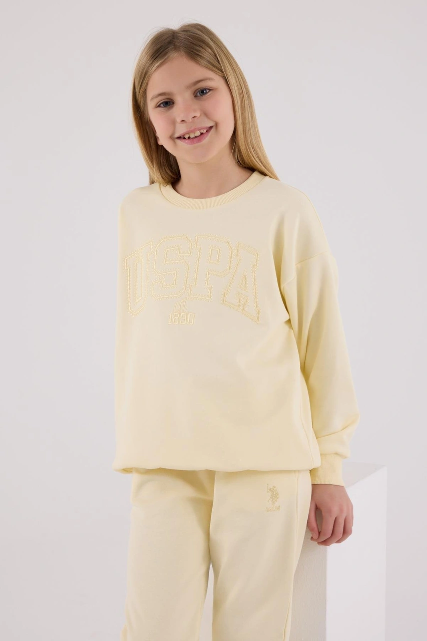 U.s. Polo Assn. Kız Çocuk Eşofman Takımı Limon-1826 Sarı