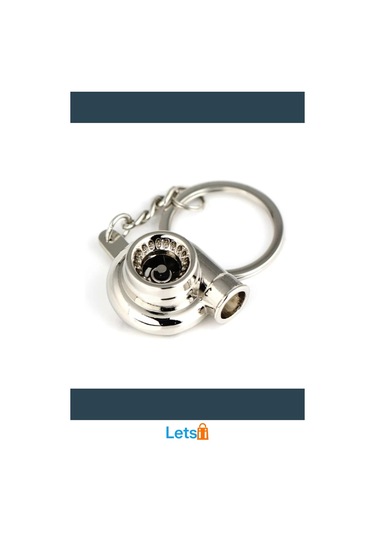 Havalı Oto Turbo Anahtarlık 9.5cm 3cm 3cm Araba Dekorasyon Çok Renkli