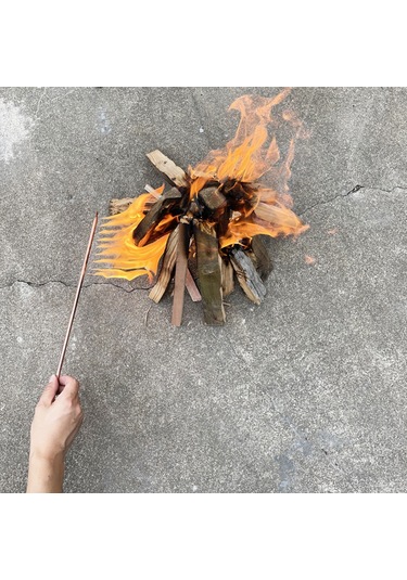 Ximistore9 Rüzgara Dayanıklı 8 Alev Delikli Kamp Barbekü Ateşleyici