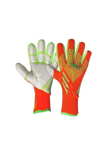 Artfulabode Profesyonel Kaleci Eldivenleri - Yetişkin Ve Çocuk İçin Turuncu Futbol Eldivenleri Cs Beyaz - Turuncu