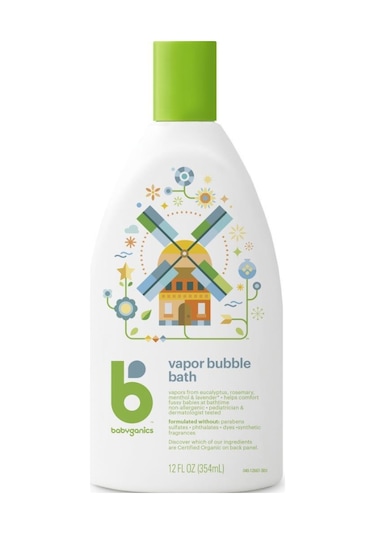 Babyganics Vapor Bubble Bath Bebek Banyo Köpüğü 354 ML