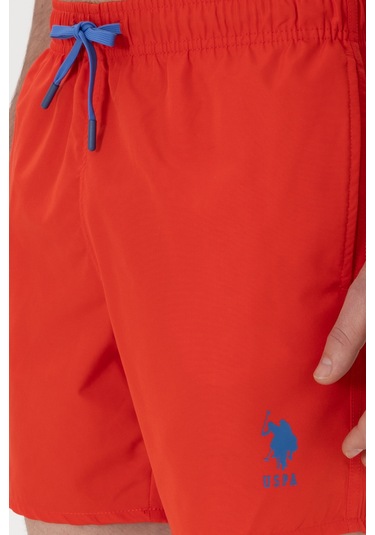 U.s. Polo Assn. Erkek Kırmızı Deniz Şortu 50300020-vr213 Rısk Red