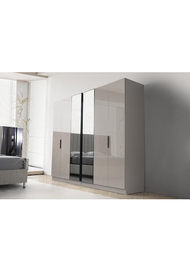 Nil %100 Mdf 6 Kapaklı Gardırop