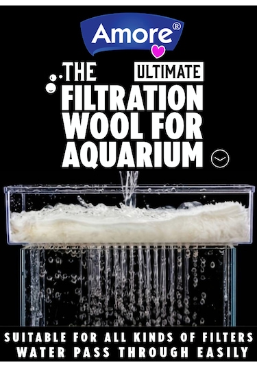 Akvaryum 110gr Silikonsuz Filtre Elyafı 34cm X 300cm Soffice